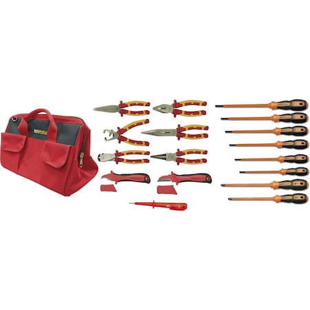 Ega Master ELECTRICIAN SET 17 PCS 1000 V 79063
